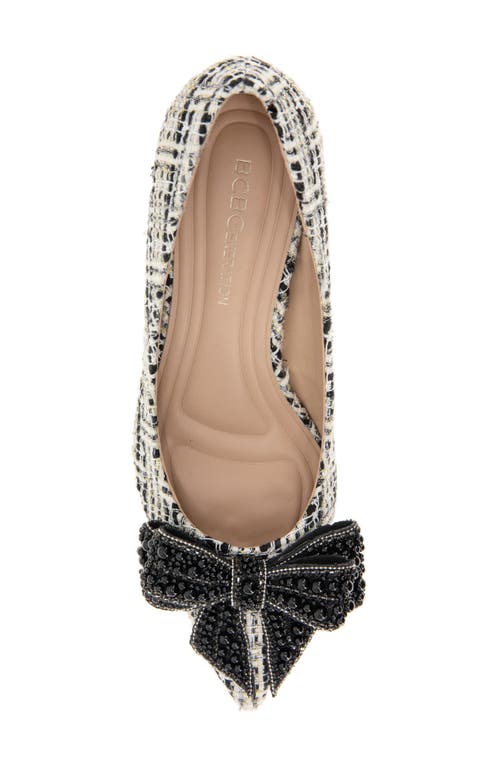 Bcbg Dovi 2 Pointed Toe Pump In Ivory Multi