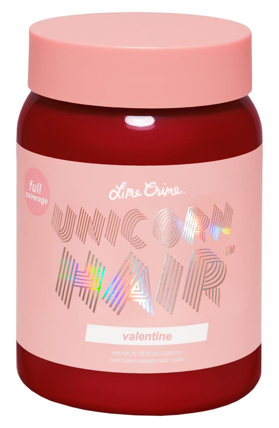 Lime Crime Unicorn Hair Full Coverage Semi-permanent Hair Color In Valentine