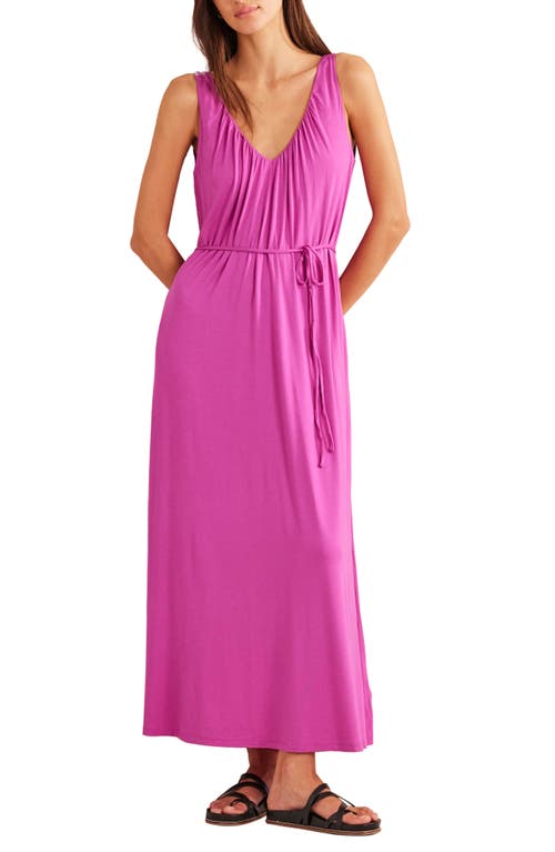 Boden Sleeveless Jersey Dress in Rose Violet
