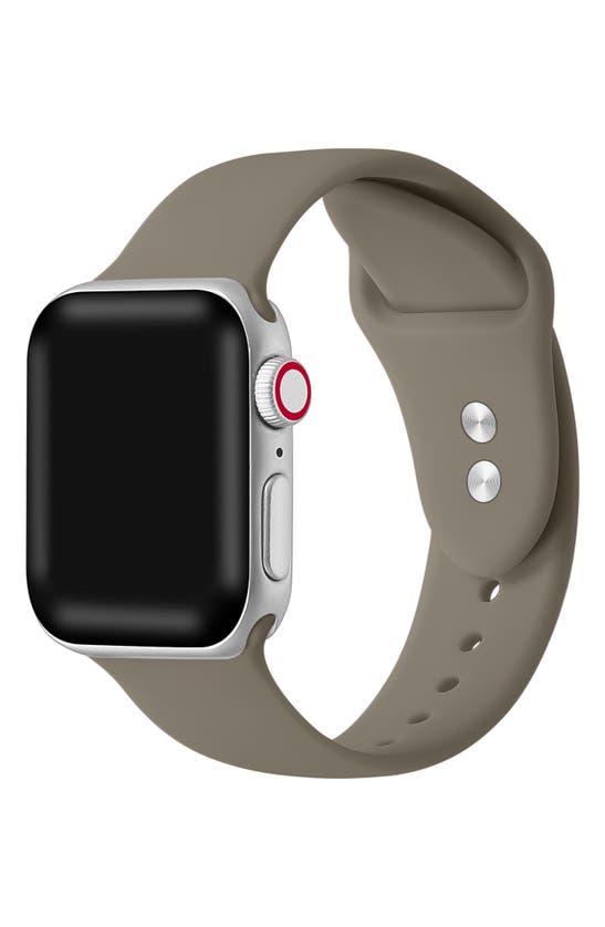 Shop The Posh Tech Silicone Sport Apple Watch Band In Coffee