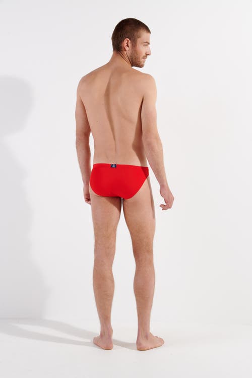 Hom Nautical Cup Micro Brief In Red