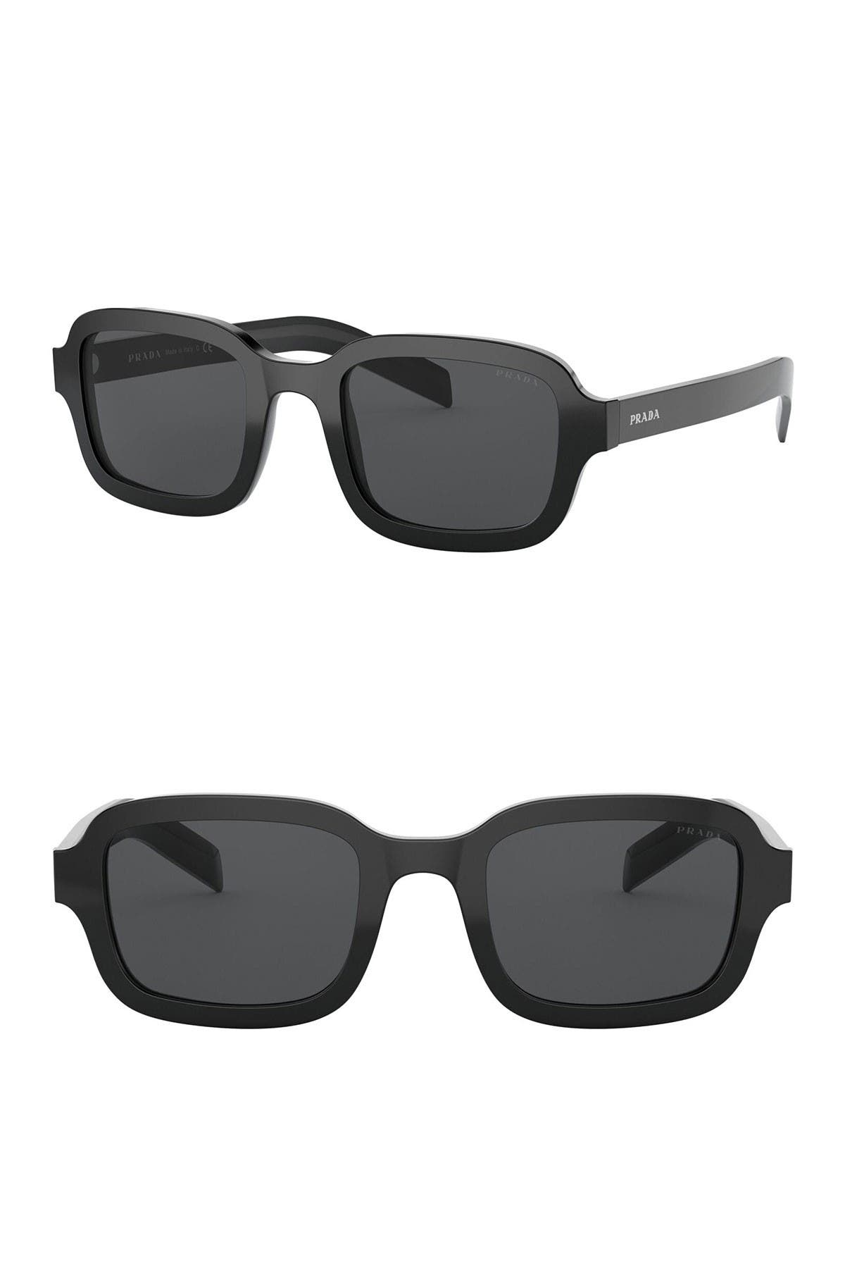 prada rectangle sunglasses