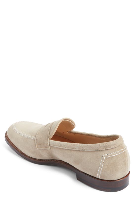 Shop Alden Shoe Company Alden Milkshake Penny Loafer In Tan