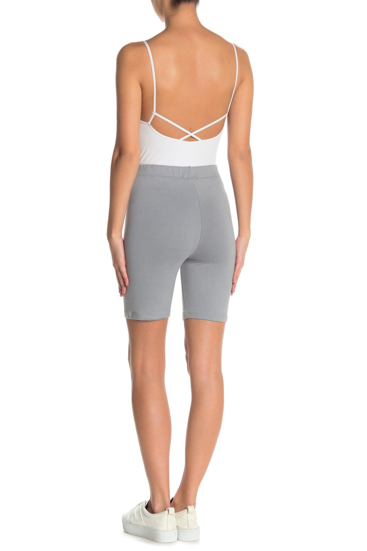 good luck gem high waist tie front shorts