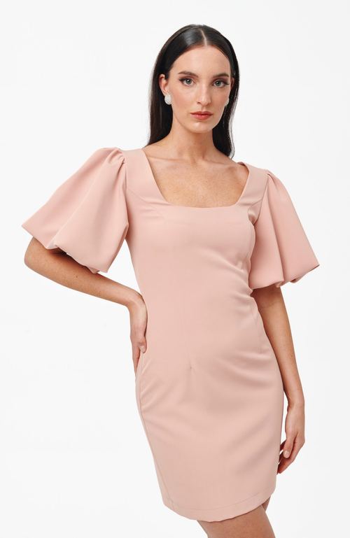 Shop Nanas Nana's Gigi Dress In Powder Pink