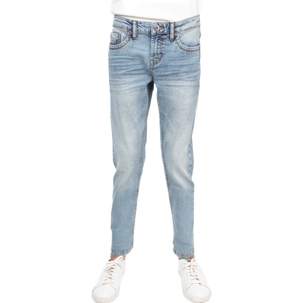 X-ray Xray Kids' Cultura Stretch Straight Leg Jeans In Light Blue