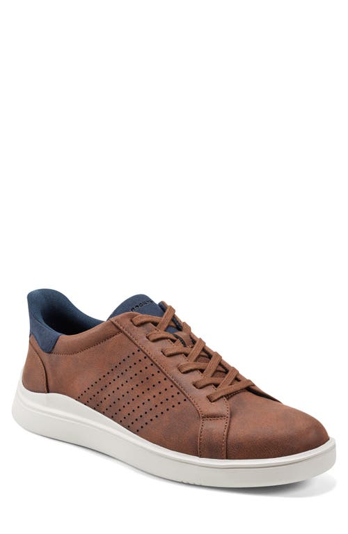 Shop Rockport Tristen Step Activated Sneaker In Medium Brown