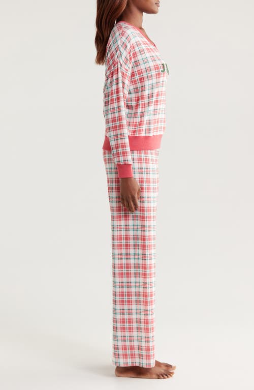 Shop Honeydew Star Seeker Pajamas In Joyful Plaid