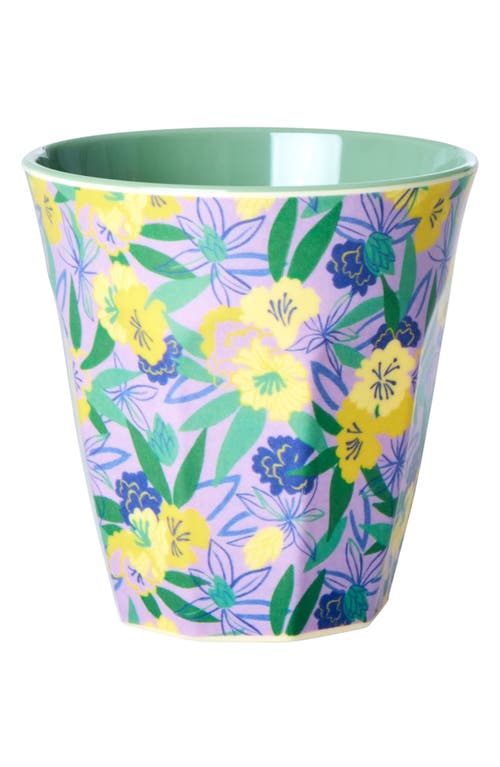 Rice by Rice Set of Four Melamine Tumblers in Fancy Pansy at Nordstrom