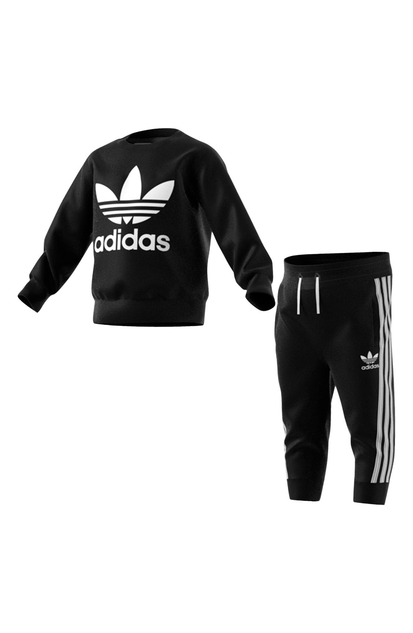 sweatshirt and sweatpants set adidas