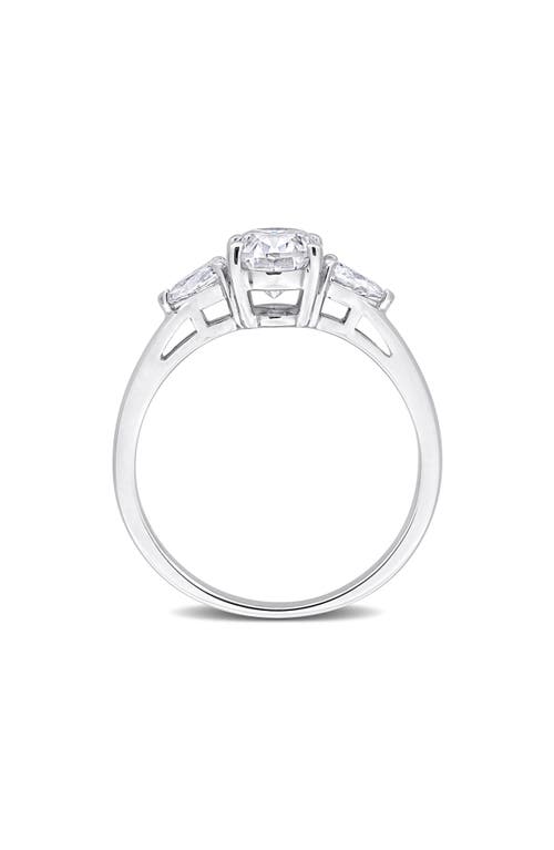 Delmar Lab-created Moissanite Ring In White