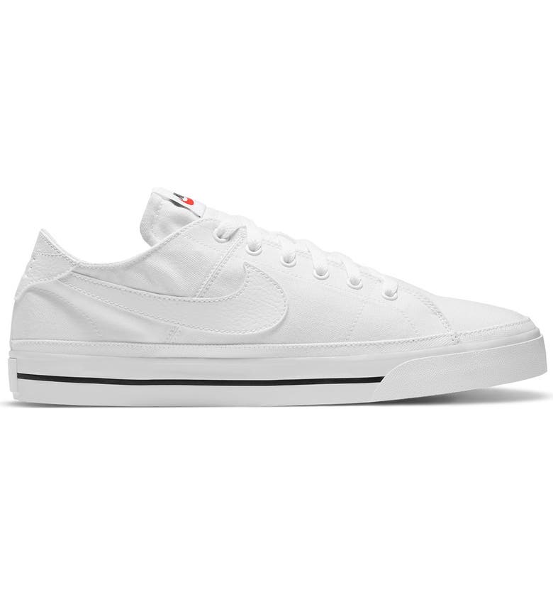 NIKE Court Legacy Sneaker, Main, color, 100 WHITE/WHITE