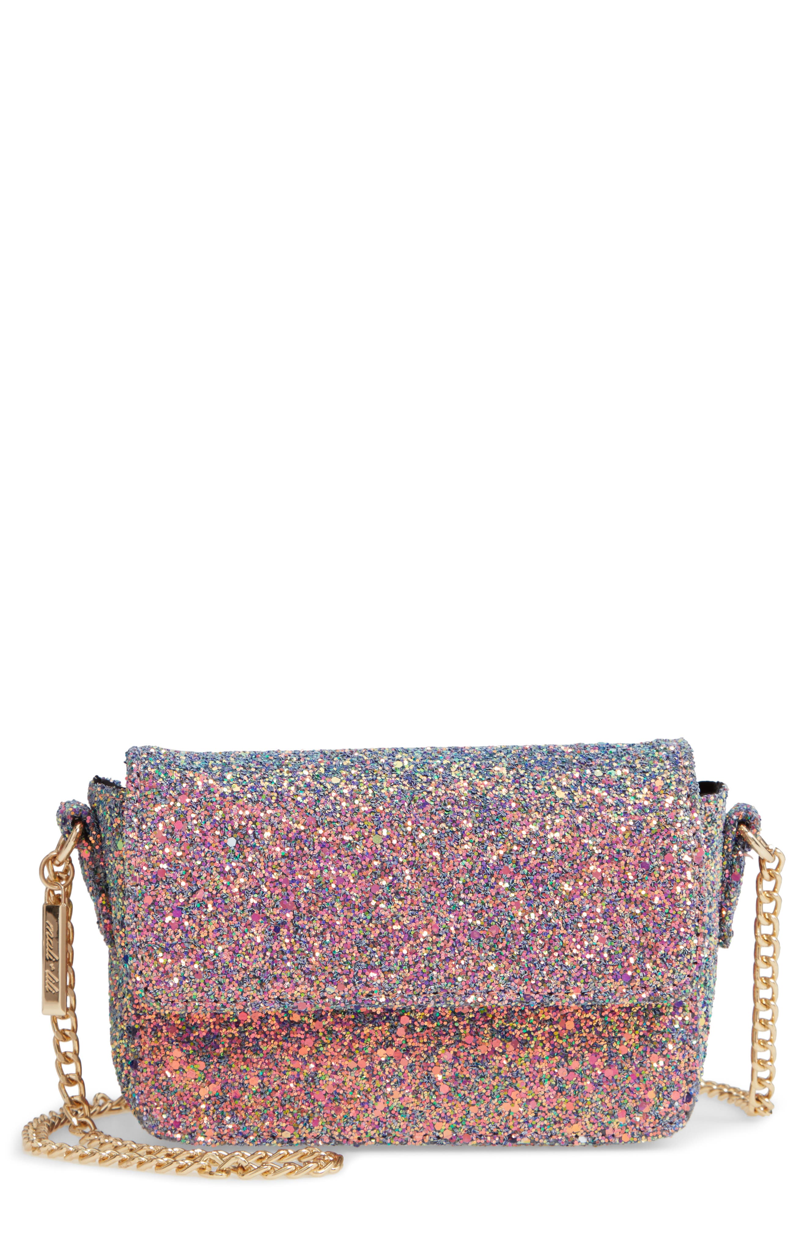 glitter crossbody bag