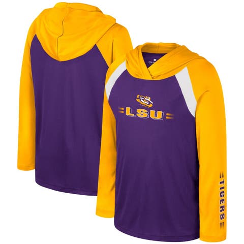 Youth Champion Purple LSU Tigers Jersey T-Shirt