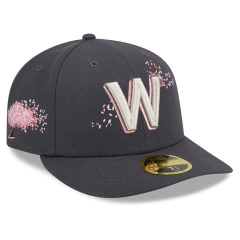 Men's New Era Gray/Orange Washington Nationals 2019 World Series Cooperstown Collection Undervisor 59FIFTY Fitted Hat