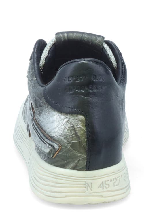 As98 A.s.98 Allen Platform Sneaker In Antique Silver