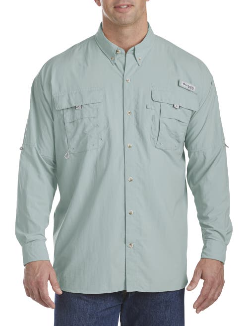 Shop Columbia Pfg Bahama Ii Long-sleeve Sport Shirt In Crushed Blue