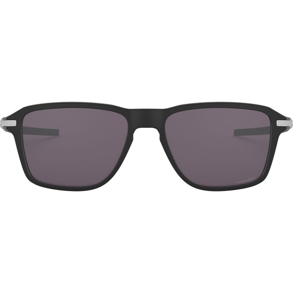 Oakley Square Frame Full-frame Sunglasses In Satin Black/prizm Grey