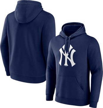 New York Yankees Fanatics Branded Official Logo Pullover Hoodie