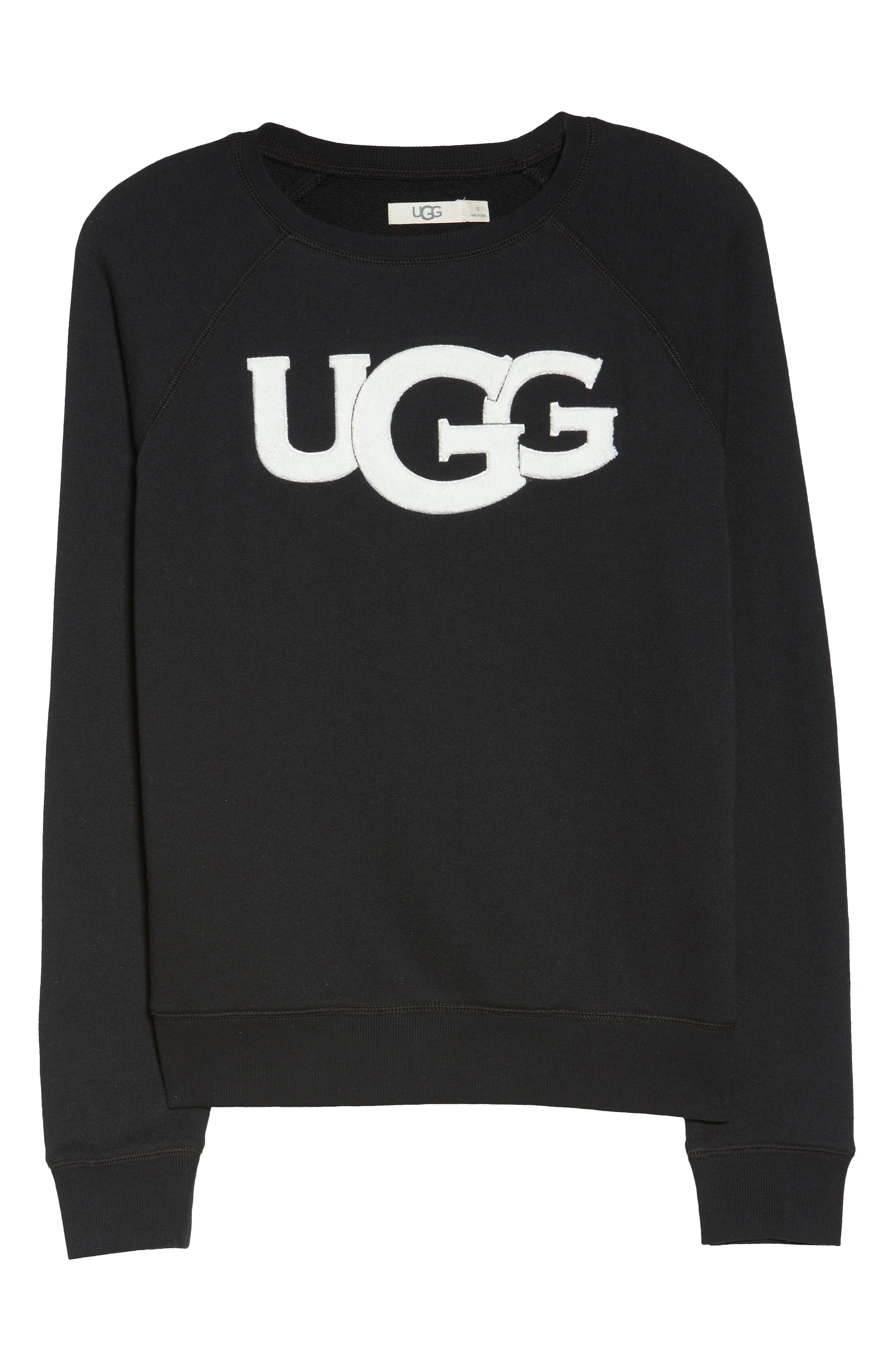 UGG | Fuzzy Logo Raglan Sleeve Sweatshirt | Nordstrom Rack