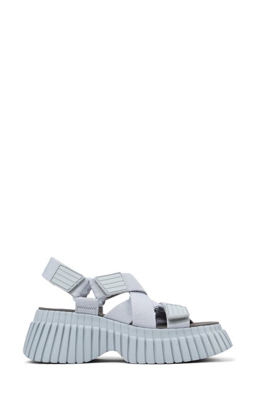 Shop Camper Bcn Sandal In Light Pastel Grey/grey