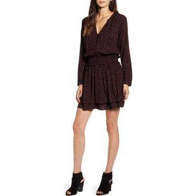 Rails Jasmine Long Sleeve Dress, Red