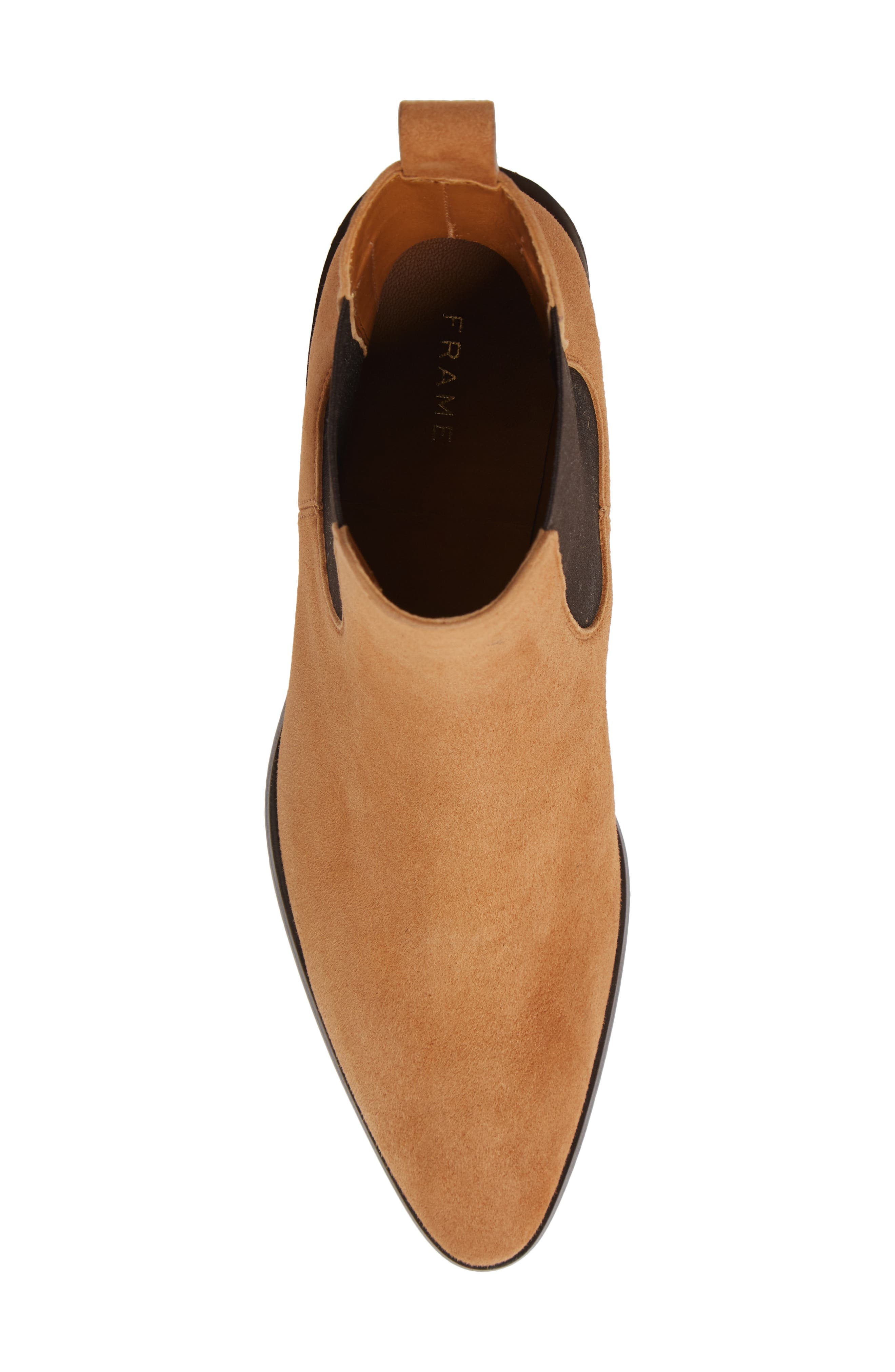 Frame Le Lexington Chelsea Boot in Whiskey Suede at Nordstrom, Size 11Us