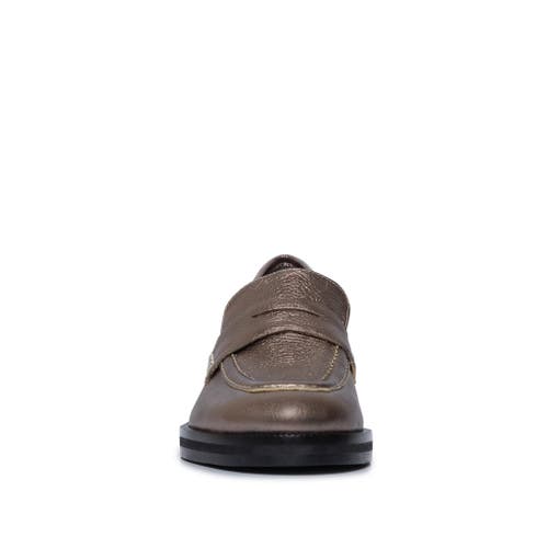 Shop Bernardo Footwear Tabitha Penny Loafer In Pewter