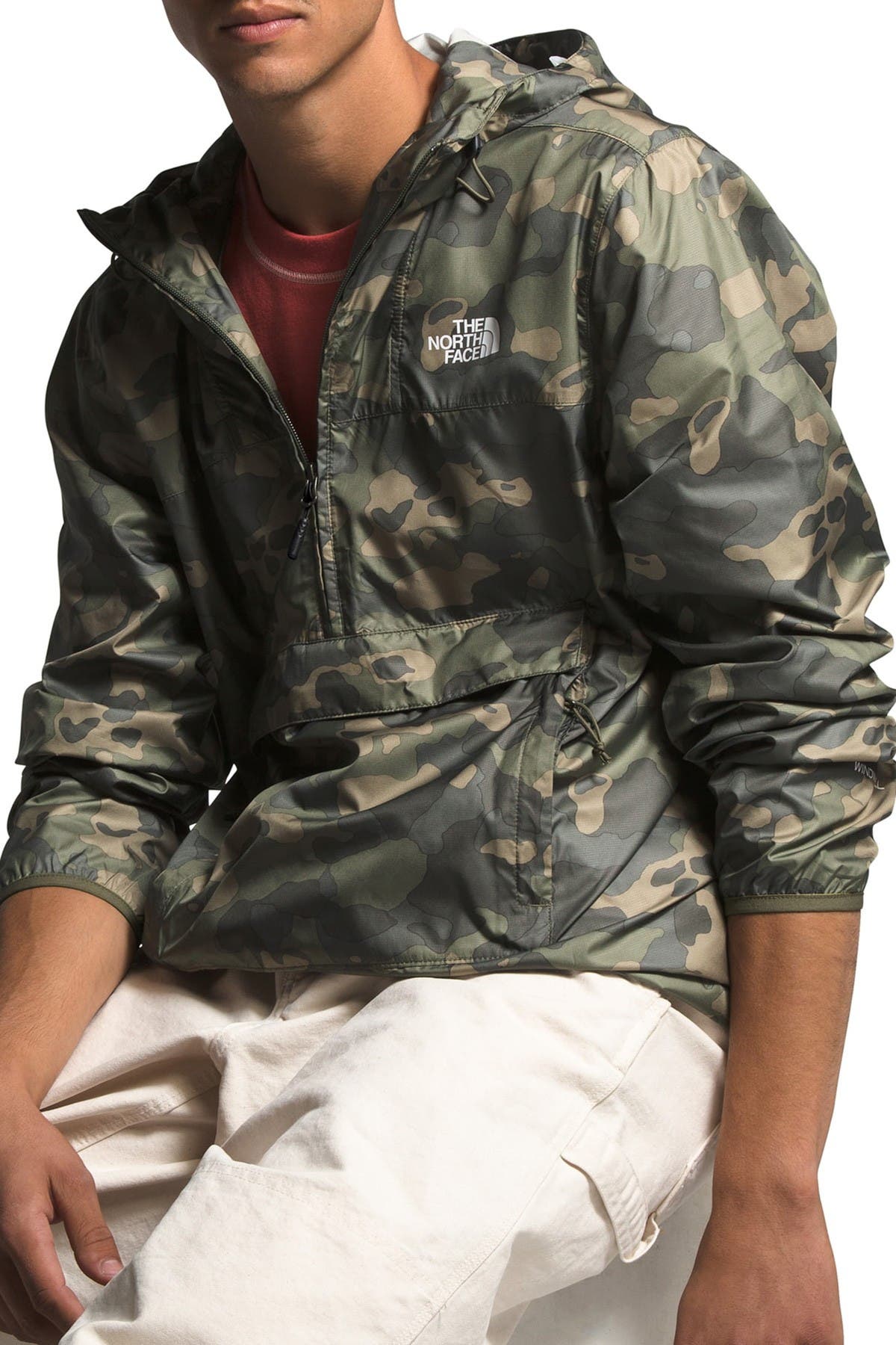 the north face flyweight camo jacket