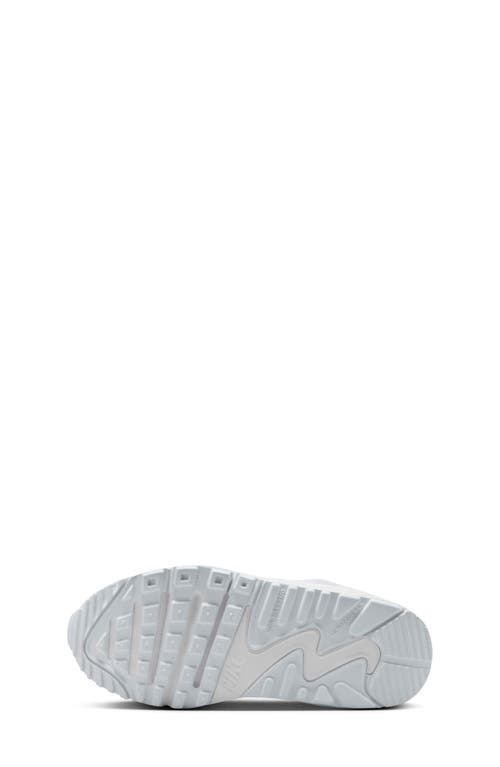 Nike Air Max 90 Easy-on Sneaker In White/ Silver/ White/ White