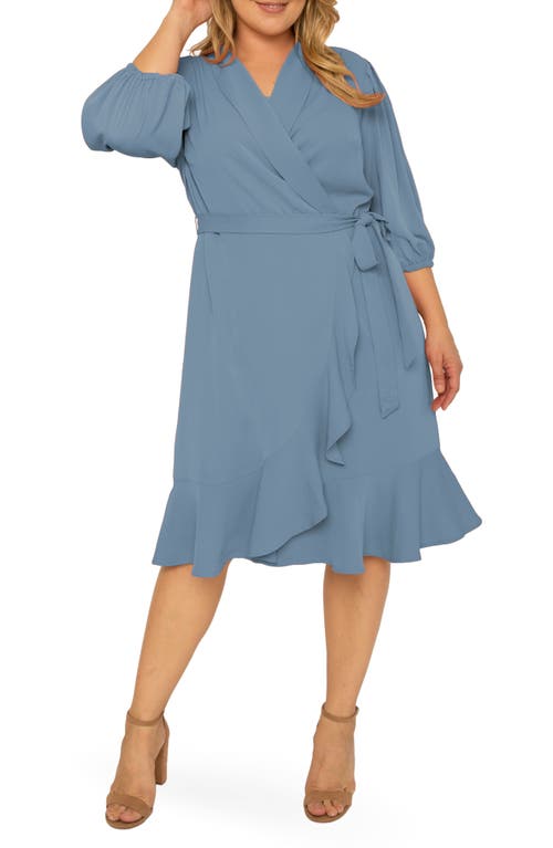 Standards & Practices Kylie Ruffle Wrap Dress at Nordstrom,