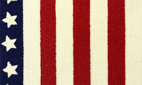 R16 Home Stars And Stripes Indoor/outdoor Doormat In Red White Blue