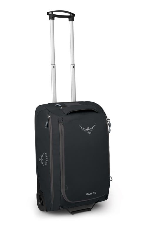 Osprey Daylite 40l 22-inch Wheeled Carry-on Duffle Bag In Black