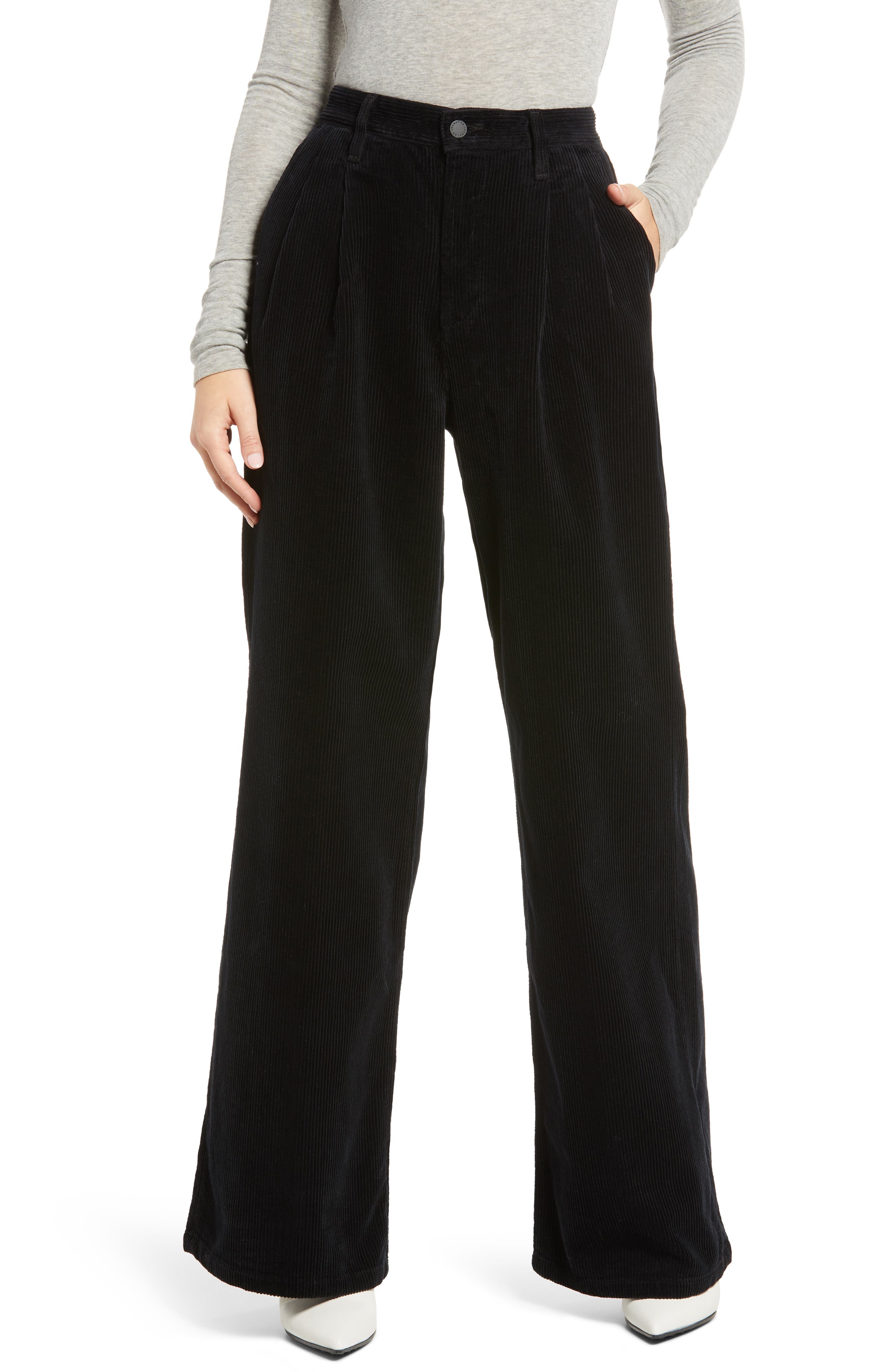 AG Deven High Waist Wide Leg Corduroy 