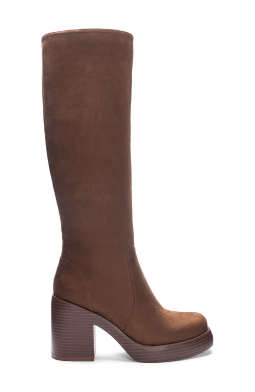 Dirty Laundry Go Girl Platform Boot In Brown