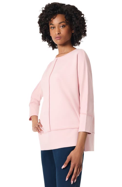 Jones New York Serenity Long Sleeve Tunic Top In Rose