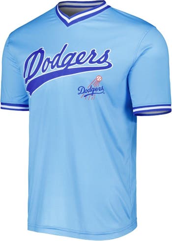 STITCHES Men's Stitches Light Blue Los Angeles Dodgers Cooperstown  Collection Team Jersey