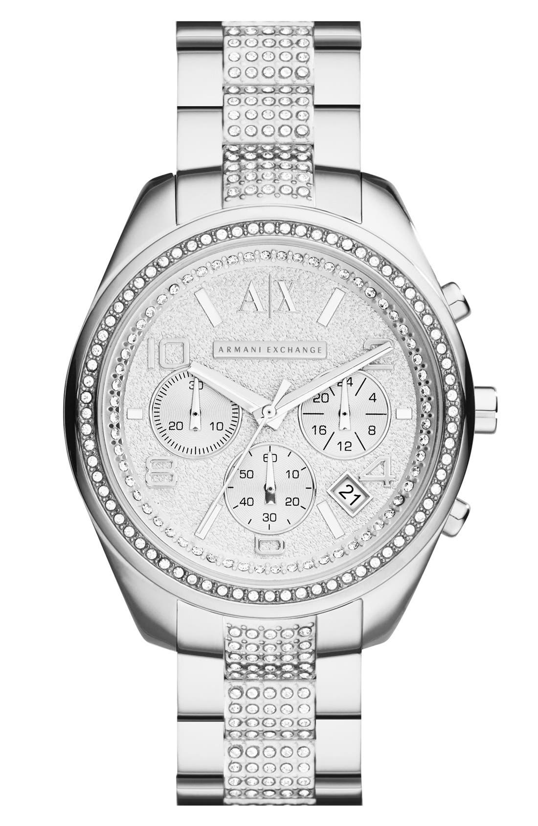 armani crystal watch