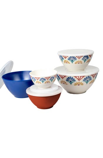TARHONG TARHONG RIO MEDALLION SET OF 5 NESTING MIXING BOWLS