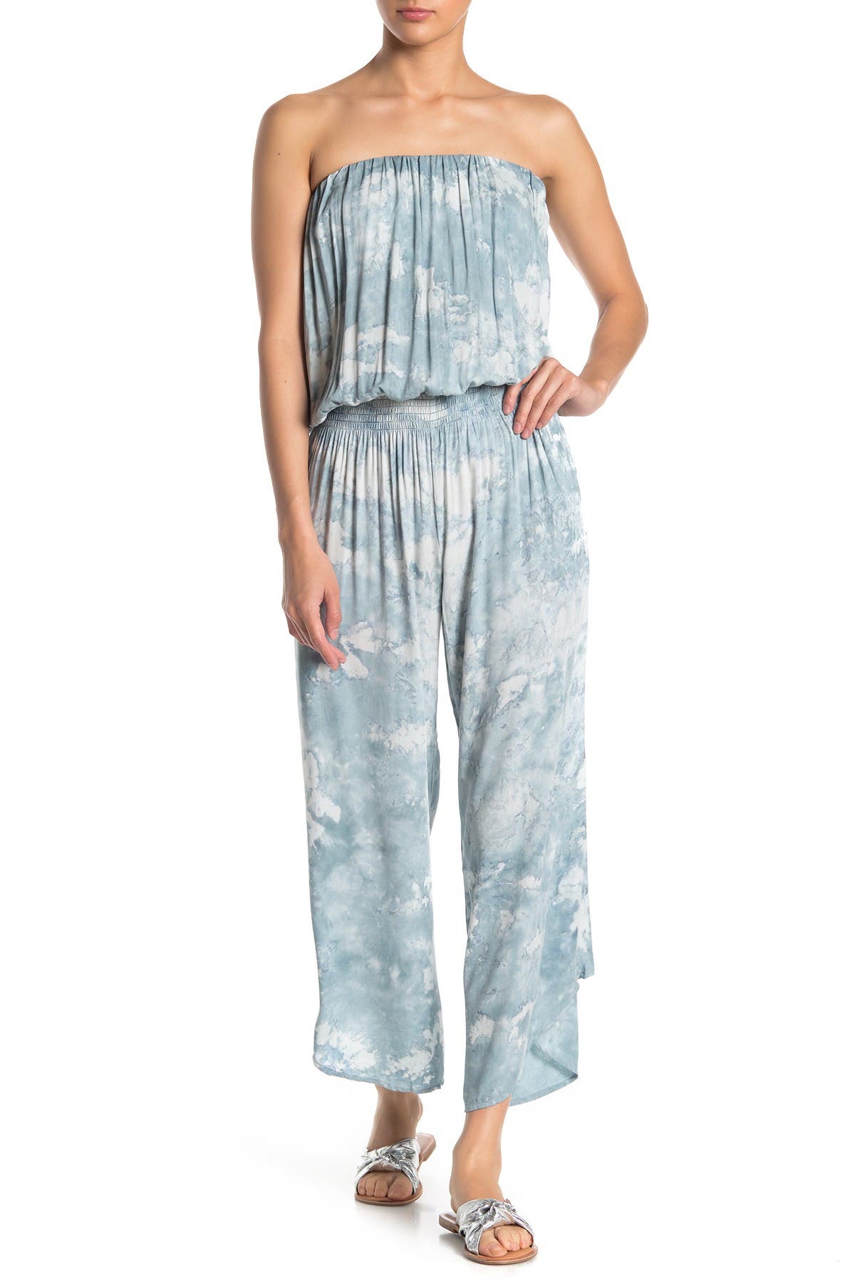 young fabulous and broke tie dye jumpsuit