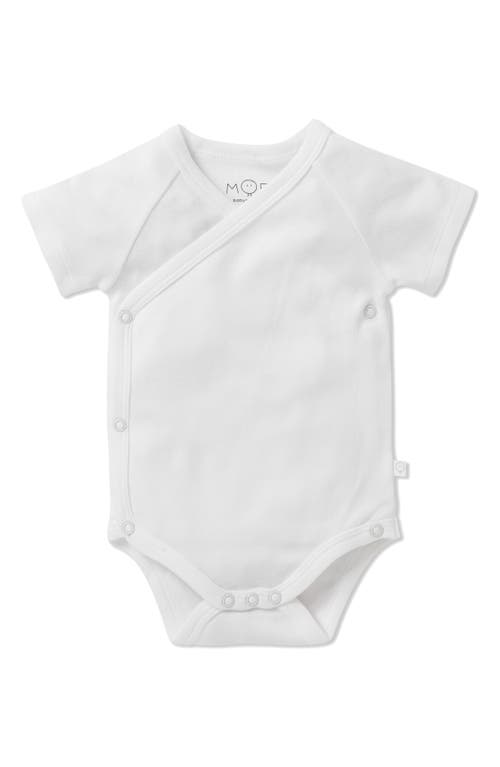 MORI Viscose & Cotton Bodysuit in White at Nordstrom