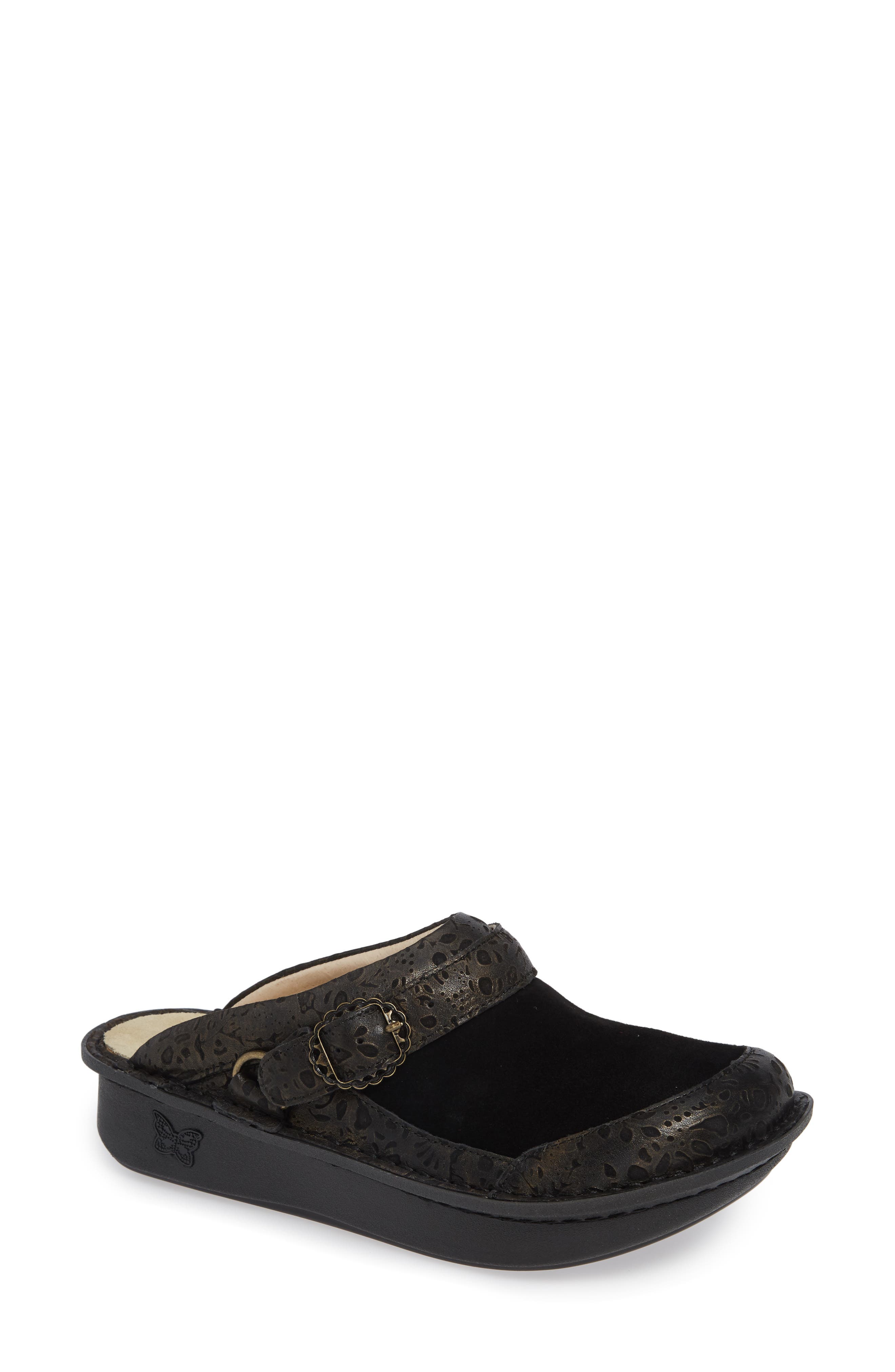 Alegria Seville Water Resistant Clog, Black