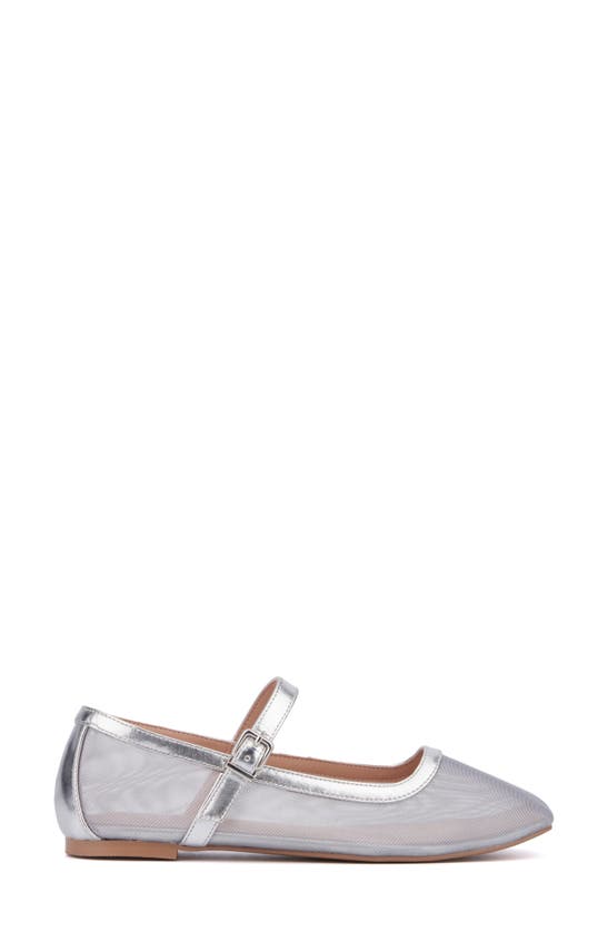 Shop New York And Company Page 2 Mary Jane Ballet Flat In Silver