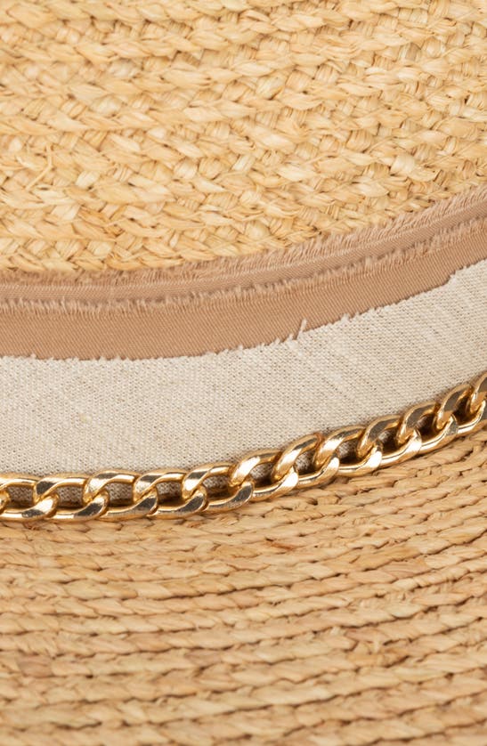 Shop San Diego Hat Chain Trim Panama Hat In Natural