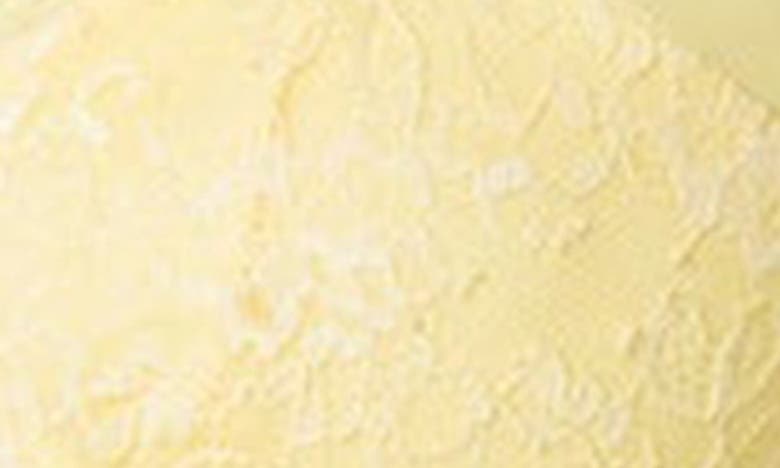 Edikted Lace Panel Corset Crop Top In Yellow