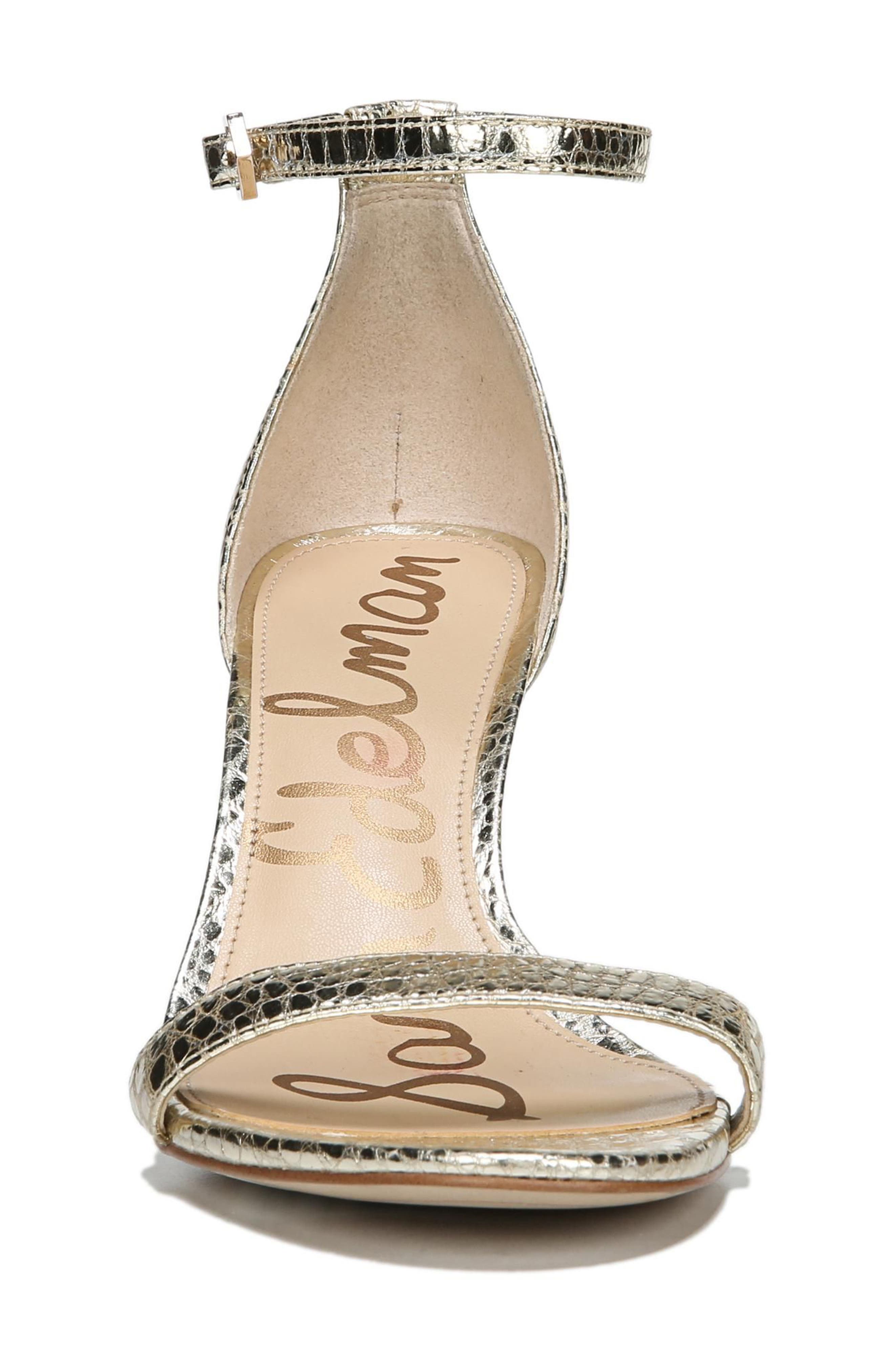 SAM EDELMAN,
                            'Patti' Ankle Strap Sandal,
                            Alternate thumbnail 147, color,
                            909