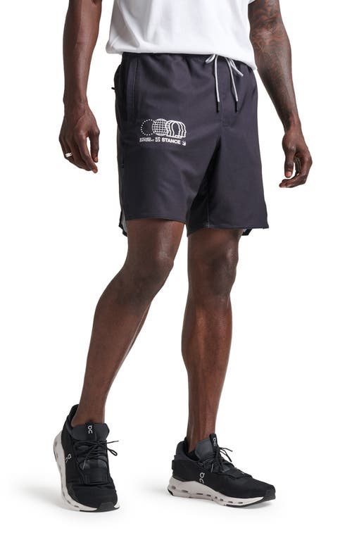 Stance Complex Hybrid Shorts In Black/black