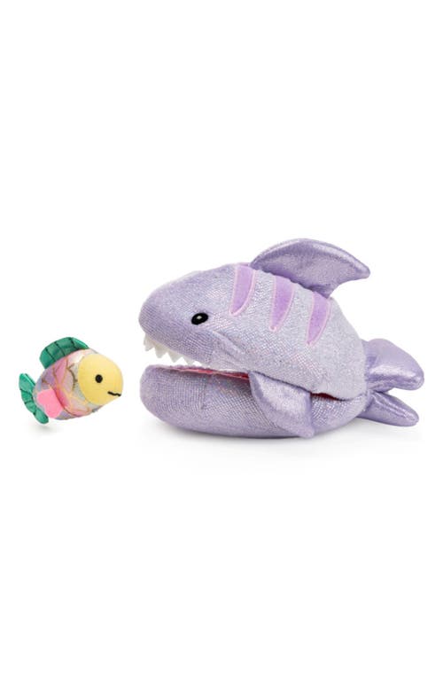 Gund Plush Pods Shark & Fish Stuffed Toys in Purple at Nordstrom