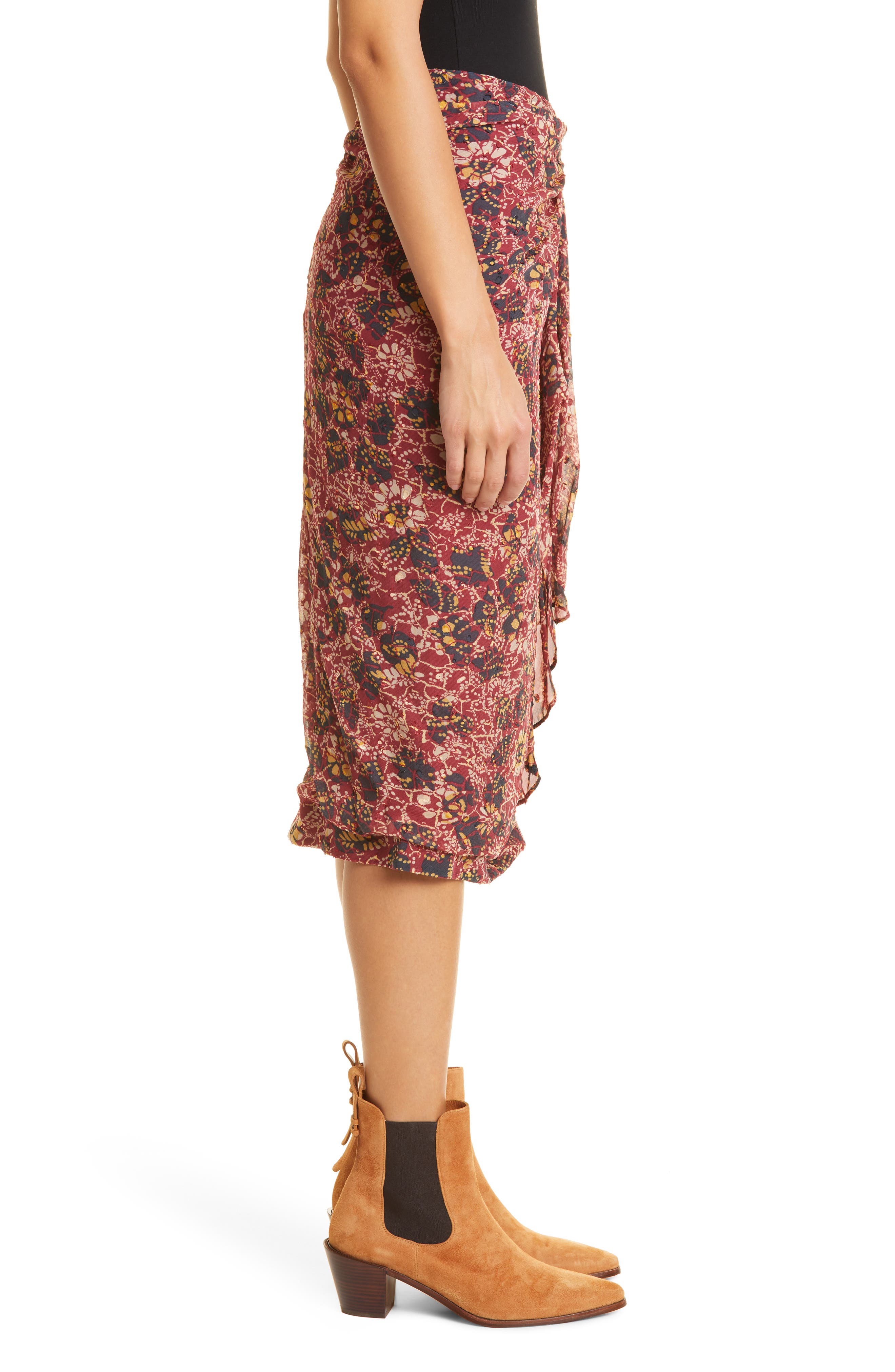 ba&sh Galia Midi Skirt