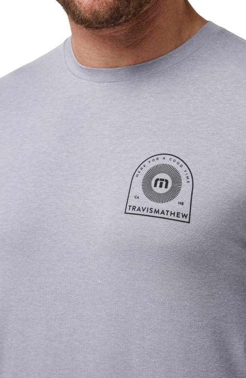 Shop Travismathew Finnen Long Sleeve Graphic T-shirt In Heather Grey